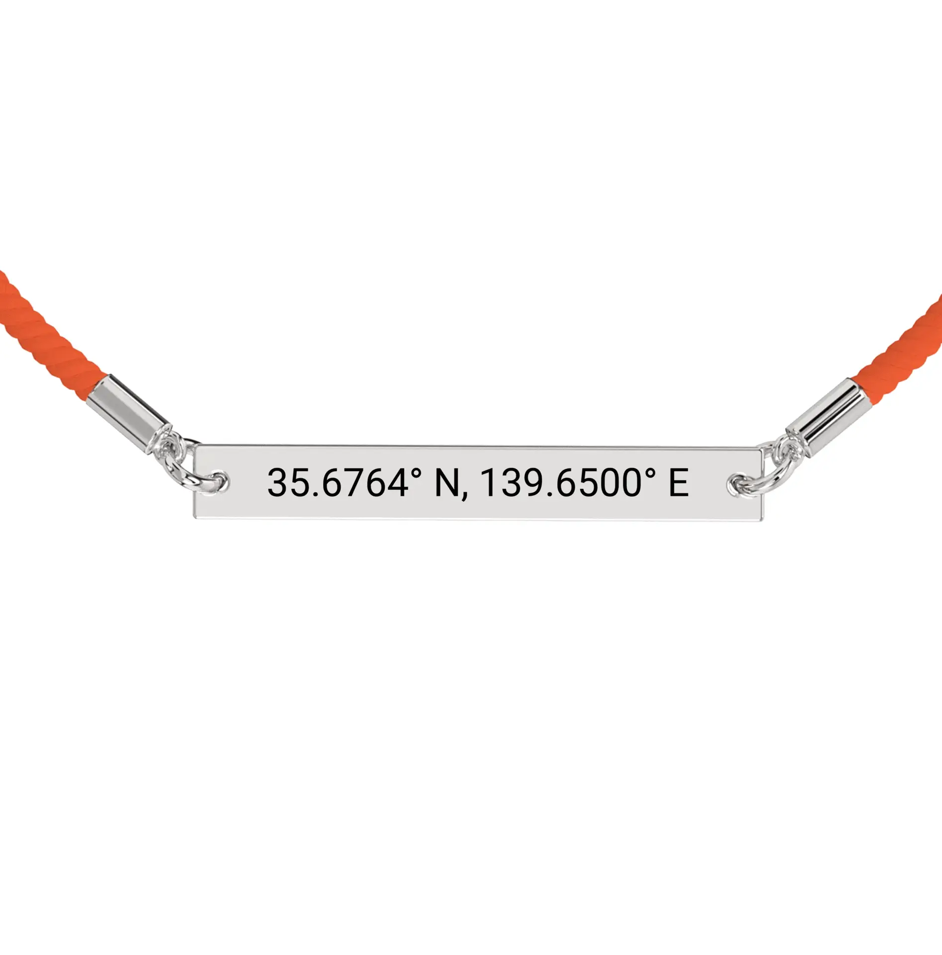 Coordinate Engraved Rope Bracelet - Image 19