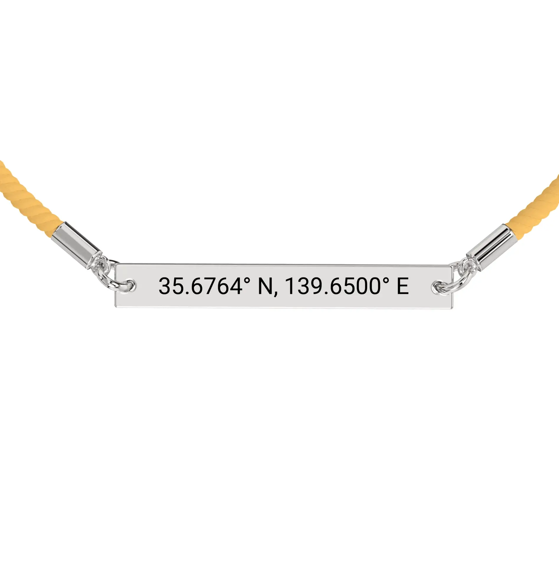Coordinate Engraved Rope Bracelet - Image 22