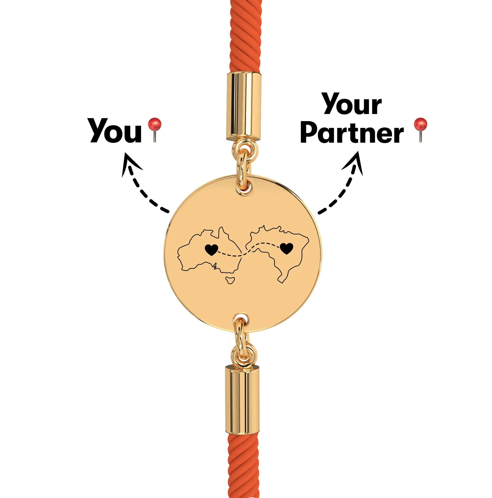 Long Distance Engraved Bracelet - Image 22