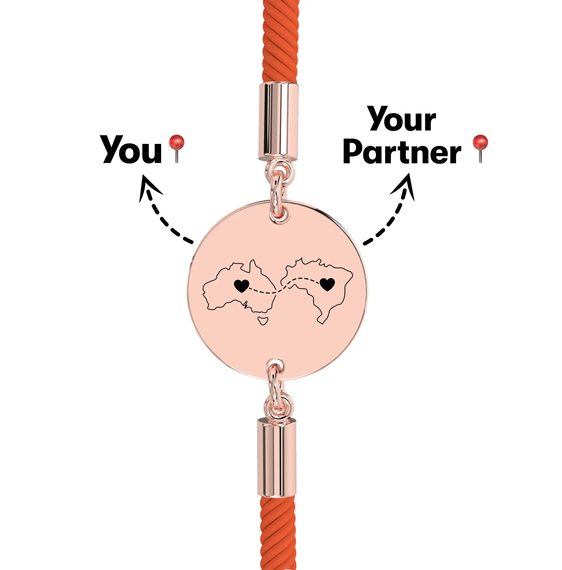 Long Distance Engraved Bracelet - Image 23