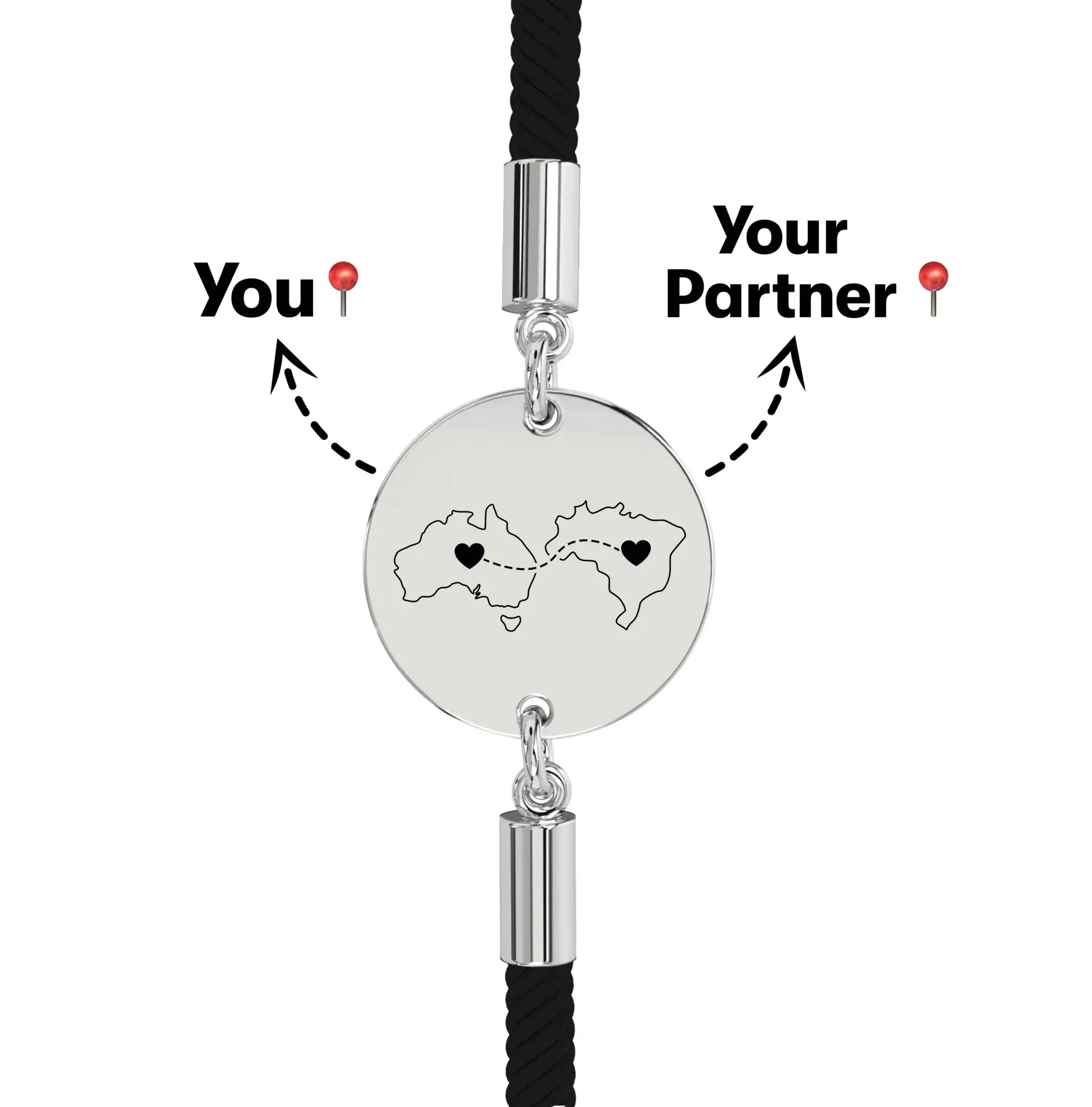 Long Distance Engraved Bracelet - Image 27