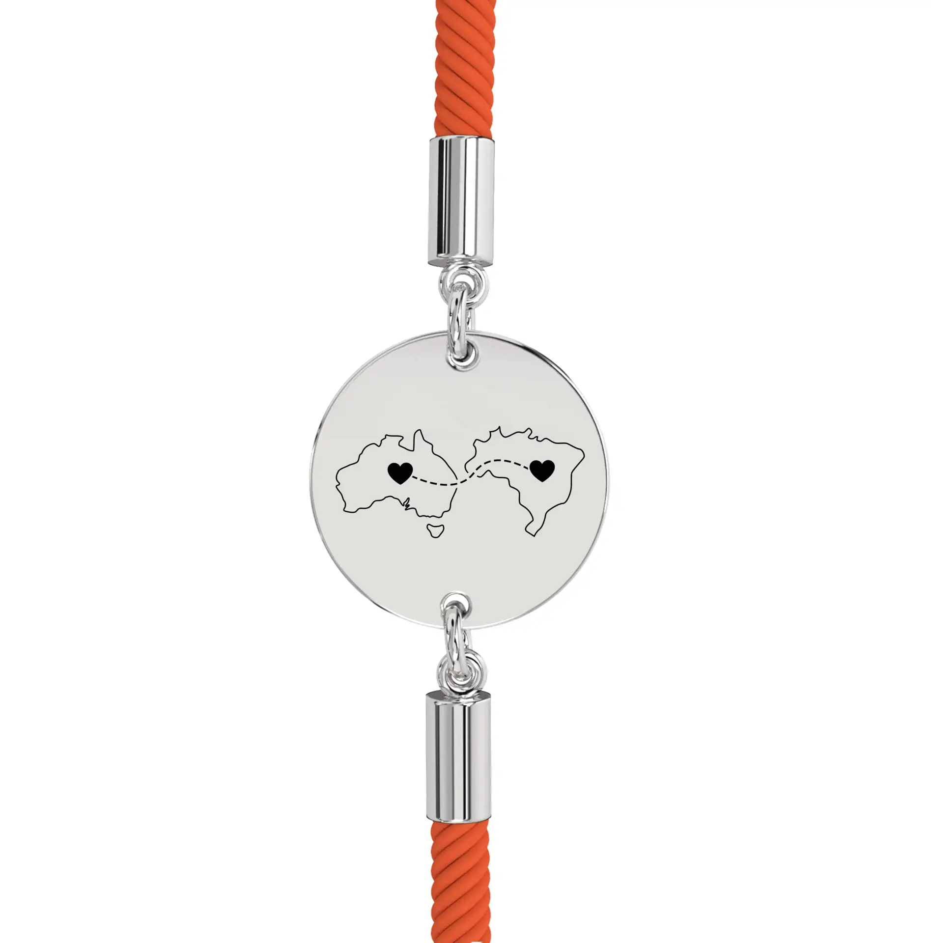 Dual Maps Engraved Bracelet - Image 20