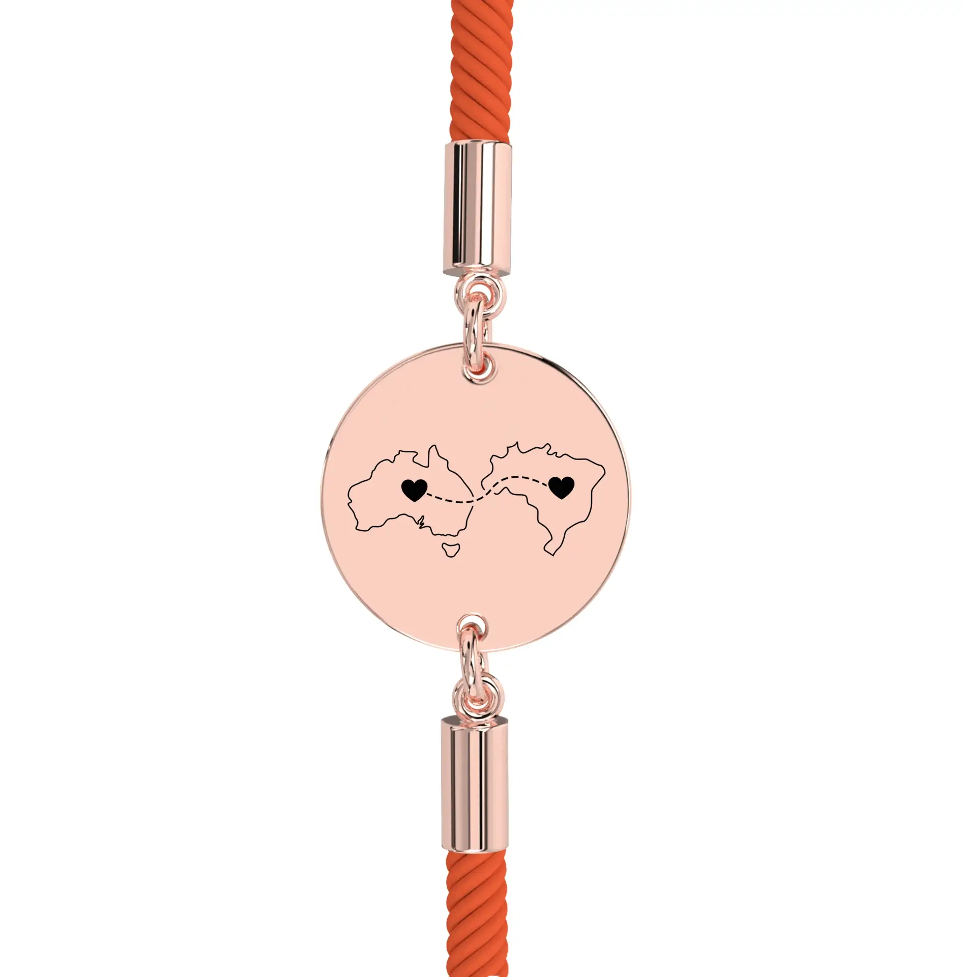 Dual Maps Engraved Bracelet - Image 22