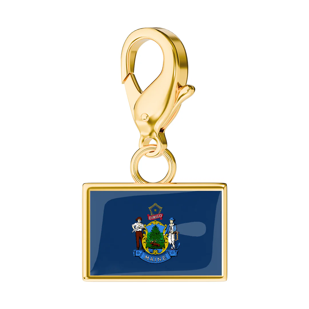 USA State Flag & Map Charms Set - Image 14