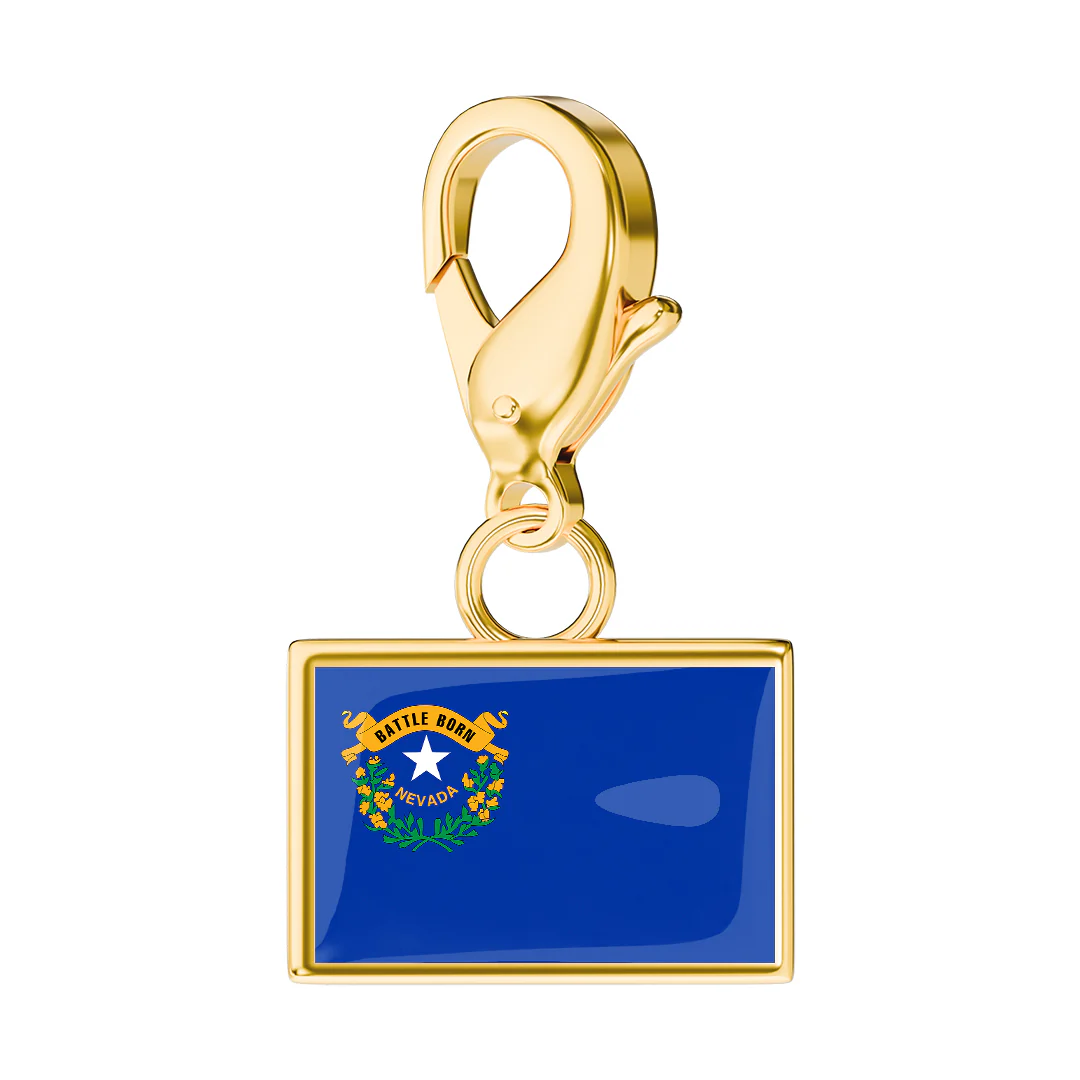 USA State Flag & Map Charms Set - Image 24