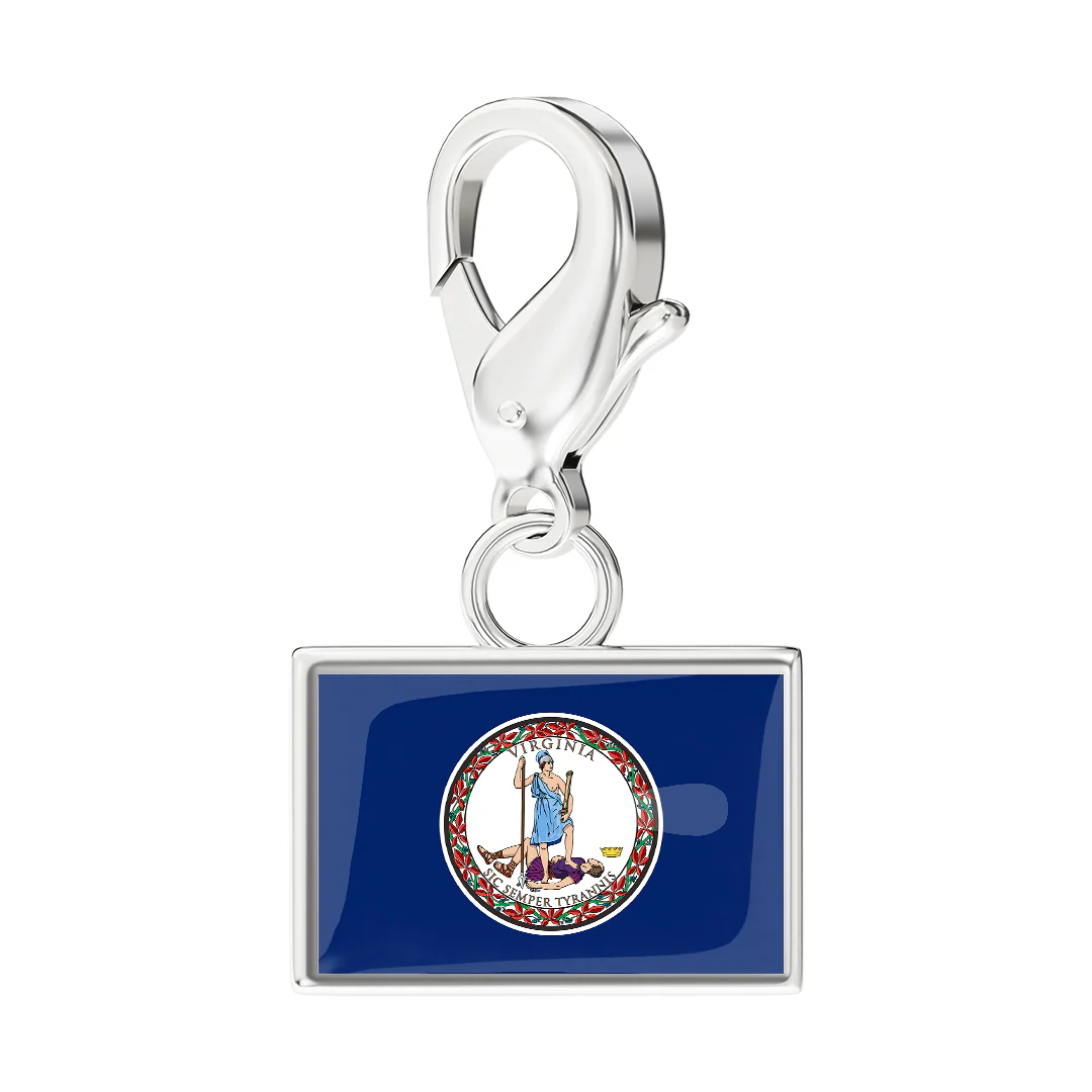 USA State Flag & Map Charms Set - Image 63