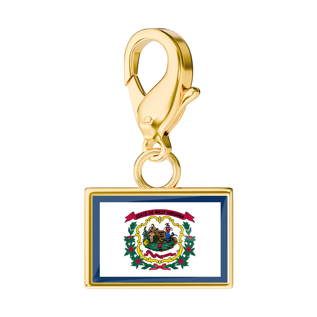 USA State Flag & Map Charms Set - Image 68