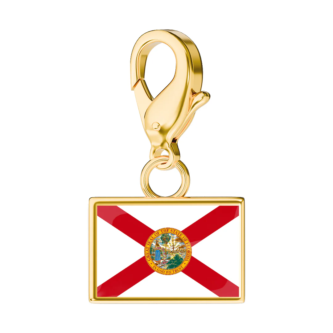 USA State Flag & Map Charms Set - Image 86
